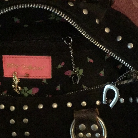 Betsey Johnson suede handbag - Picture 8 of 9